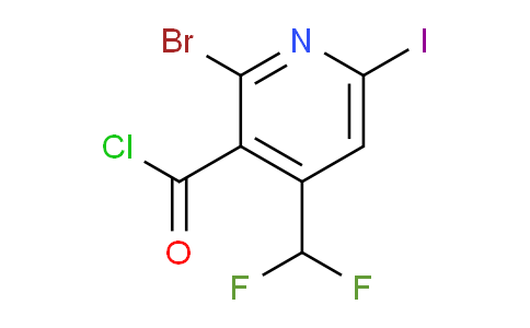 AM123553 | 1807027-51-5 | 2-Bromo-4-(difluoromethyl)-6-iodopyridine-3-carbonyl chloride