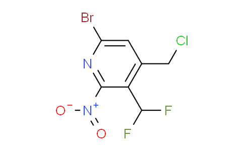 AM123554 | 1805438-48-5 | 6-Bromo-4-(chloromethyl)-3-(difluoromethyl)-2-nitropyridine