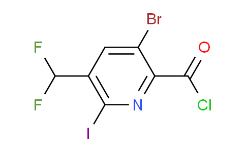 AM123580 | 1805420-29-4 | 3-Bromo-5-(difluoromethyl)-6-iodopyridine-2-carbonyl chloride