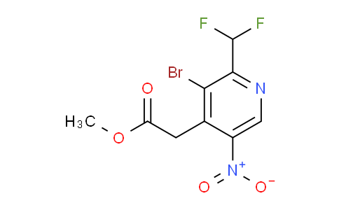 AM123584 | 1805250-83-2 | Methyl 3-bromo-2-(difluoromethyl)-5-nitropyridine-4-acetate