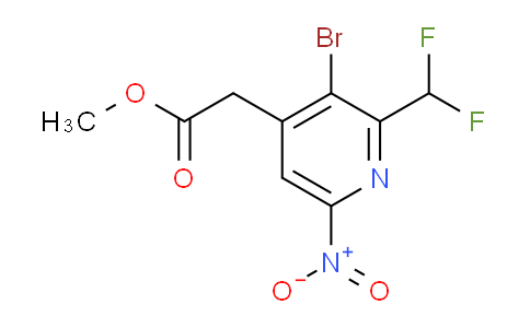AM123585 | 1806918-48-8 | Methyl 3-bromo-2-(difluoromethyl)-6-nitropyridine-4-acetate