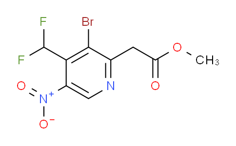 AM123589 | 1805450-70-7 | Methyl 3-bromo-4-(difluoromethyl)-5-nitropyridine-2-acetate