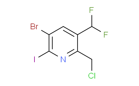 AM123590 | 1805412-45-6 | 5-Bromo-2-(chloromethyl)-3-(difluoromethyl)-6-iodopyridine