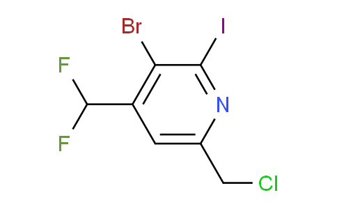AM123592 | 1807009-90-0 | 3-Bromo-6-(chloromethyl)-4-(difluoromethyl)-2-iodopyridine