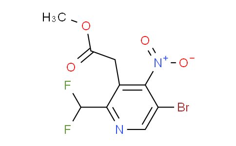 AM123593 | 1805451-15-3 | Methyl 5-bromo-2-(difluoromethyl)-4-nitropyridine-3-acetate