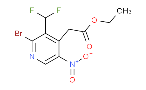 AM123598 | 1805341-63-2 | Ethyl 2-bromo-3-(difluoromethyl)-5-nitropyridine-4-acetate
