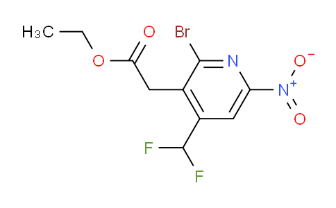 AM123607 | 1805451-43-7 | Ethyl 2-bromo-4-(difluoromethyl)-6-nitropyridine-3-acetate