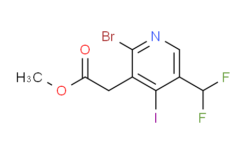 Methyl 2-bromo-5-(difluoromethyl)-4-iodopyridine-3-acetate