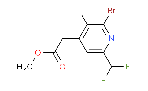 AM123614 | 1806872-82-1 | Methyl 2-bromo-6-(difluoromethyl)-3-iodopyridine-4-acetate