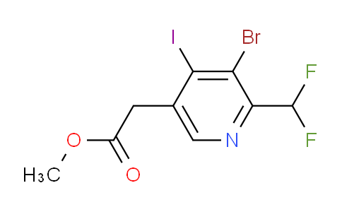 AM123617 | 1805169-55-4 | Methyl 3-bromo-2-(difluoromethyl)-4-iodopyridine-5-acetate