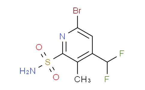 AM123621 | 1806869-06-6 | 6-Bromo-4-(difluoromethyl)-3-methylpyridine-2-sulfonamide