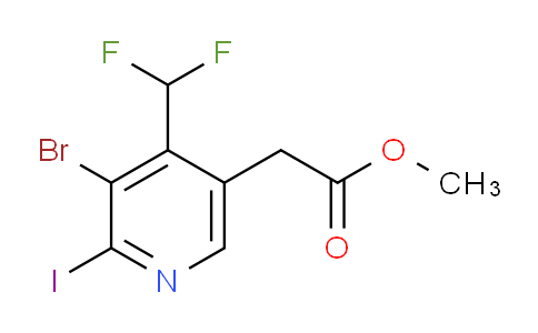 AM123624 | 1804842-61-2 | Methyl 3-bromo-4-(difluoromethyl)-2-iodopyridine-5-acetate