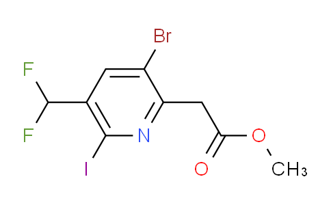 AM123632 | 1807002-60-3 | Methyl 3-bromo-5-(difluoromethyl)-6-iodopyridine-2-acetate