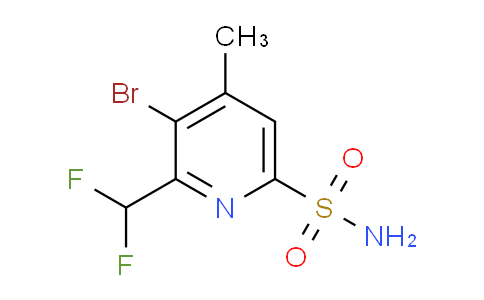 AM123635 | 1805377-40-5 | 3-Bromo-2-(difluoromethyl)-4-methylpyridine-6-sulfonamide