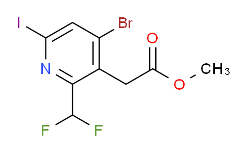 AM123636 | 1804892-62-3 | Methyl 4-bromo-2-(difluoromethyl)-6-iodopyridine-3-acetate