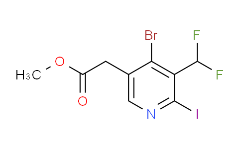 AM123639 | 1805170-00-6 | Methyl 4-bromo-3-(difluoromethyl)-2-iodopyridine-5-acetate