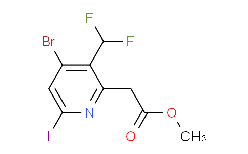 AM123640 | 1806911-49-8 | Methyl 4-bromo-3-(difluoromethyl)-6-iodopyridine-2-acetate