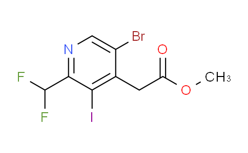 AM123641 | 1804463-26-0 | Methyl 5-bromo-2-(difluoromethyl)-3-iodopyridine-4-acetate
