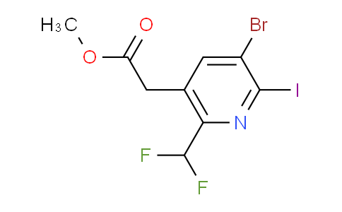 AM123645 | 1805419-12-8 | Methyl 3-bromo-6-(difluoromethyl)-2-iodopyridine-5-acetate