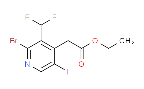 AM123647 | 1806911-56-7 | Ethyl 2-bromo-3-(difluoromethyl)-5-iodopyridine-4-acetate