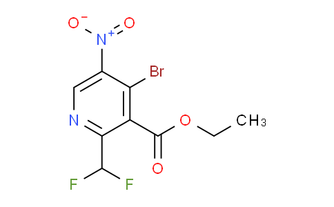 AM123649 | 1804665-36-8 | Ethyl 4-bromo-2-(difluoromethyl)-5-nitropyridine-3-carboxylate