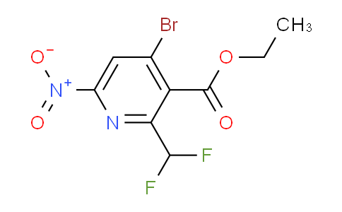 AM123650 | 1805449-35-7 | Ethyl 4-bromo-2-(difluoromethyl)-6-nitropyridine-3-carboxylate