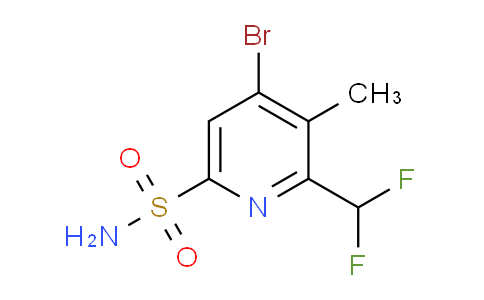 AM123651 | 1805250-47-8 | 4-Bromo-2-(difluoromethyl)-3-methylpyridine-6-sulfonamide