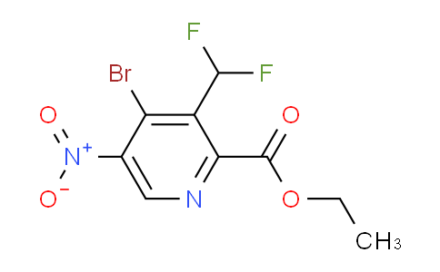 AM123652 | 1805341-44-9 | Ethyl 4-bromo-3-(difluoromethyl)-5-nitropyridine-2-carboxylate