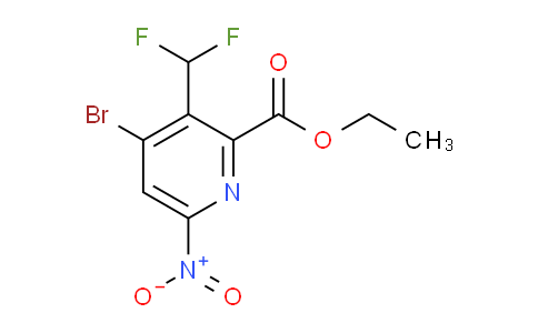 AM123654 | 1805359-25-4 | Ethyl 4-bromo-3-(difluoromethyl)-6-nitropyridine-2-carboxylate