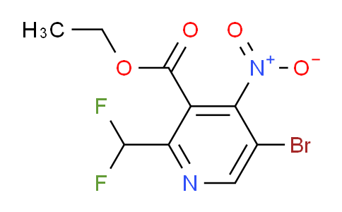 AM123658 | 1805381-47-8 | Ethyl 5-bromo-2-(difluoromethyl)-4-nitropyridine-3-carboxylate