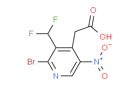 AM123662 | 1806916-63-1 | 2-Bromo-3-(difluoromethyl)-5-nitropyridine-4-acetic acid