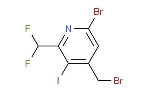 AM123665 | 1805350-95-1 | 6-Bromo-4-(bromomethyl)-2-(difluoromethyl)-3-iodopyridine