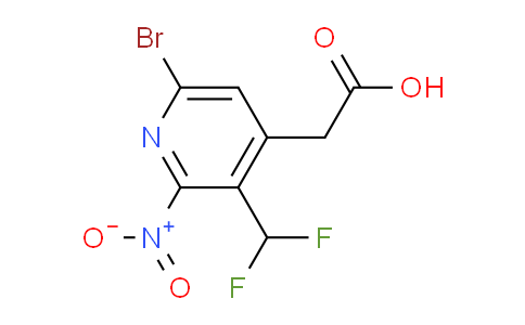 AM123673 | 1804665-61-9 | 6-Bromo-3-(difluoromethyl)-2-nitropyridine-4-acetic acid