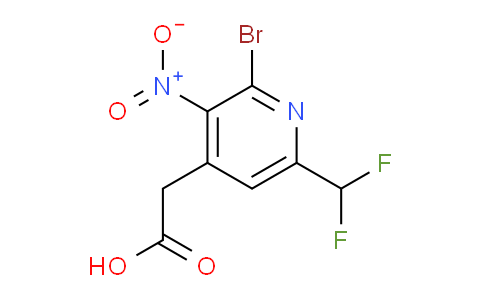 AM123674 | 1806916-75-5 | 2-Bromo-6-(difluoromethyl)-3-nitropyridine-4-acetic acid