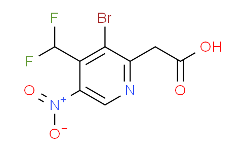 AM123684 | 1805449-73-3 | 3-Bromo-4-(difluoromethyl)-5-nitropyridine-2-acetic acid