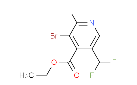 AM123686 | 1806909-27-2 | Ethyl 3-bromo-5-(difluoromethyl)-2-iodopyridine-4-carboxylate
