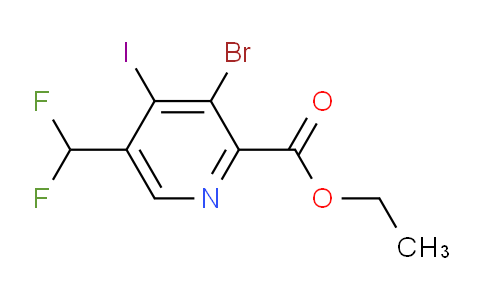 AM123688 | 1805169-10-1 | Ethyl 3-bromo-5-(difluoromethyl)-4-iodopyridine-2-carboxylate