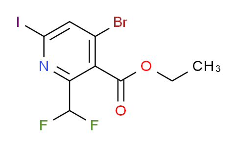 AM123695 | 1805418-56-7 | Ethyl 4-bromo-2-(difluoromethyl)-6-iodopyridine-3-carboxylate