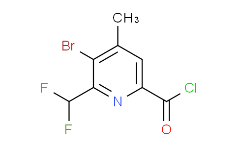 AM123709 | 1805244-28-3 | 3-Bromo-2-(difluoromethyl)-4-methylpyridine-6-carbonyl chloride