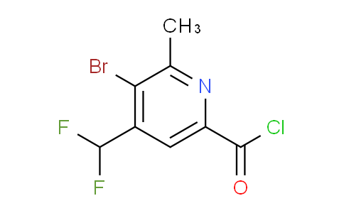 AM123714 | 1805938-25-3 | 3-Bromo-4-(difluoromethyl)-2-methylpyridine-6-carbonyl chloride