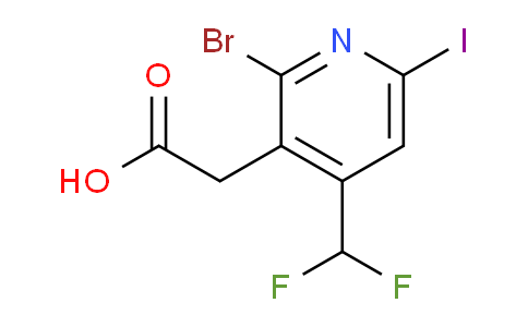 AM123717 | 1804842-01-0 | 2-Bromo-4-(difluoromethyl)-6-iodopyridine-3-acetic acid