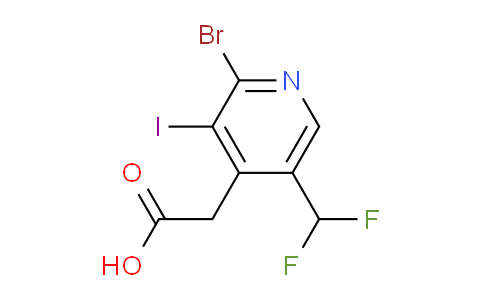 AM123720 | 1805345-48-5 | 2-Bromo-5-(difluoromethyl)-3-iodopyridine-4-acetic acid