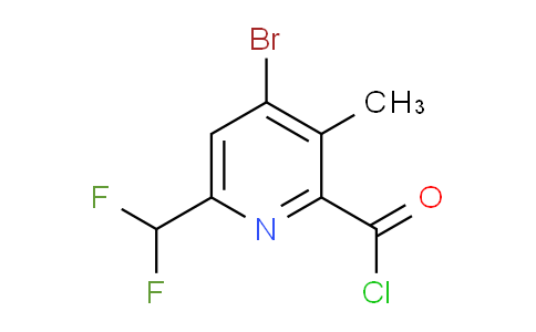 AM123723 | 1806867-83-3 | 4-Bromo-6-(difluoromethyl)-3-methylpyridine-2-carbonyl chloride