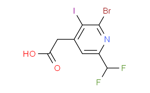AM123726 | 1805244-55-6 | 2-Bromo-6-(difluoromethyl)-3-iodopyridine-4-acetic acid