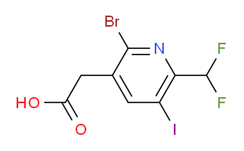 AM123728 | 1804892-43-0 | 2-Bromo-6-(difluoromethyl)-5-iodopyridine-3-acetic acid