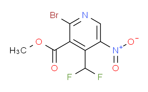 Methyl 2-bromo-4-(difluoromethyl)-5-nitropyridine-3-carboxylate