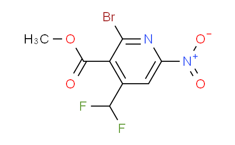 Methyl 2-bromo-4-(difluoromethyl)-6-nitropyridine-3-carboxylate