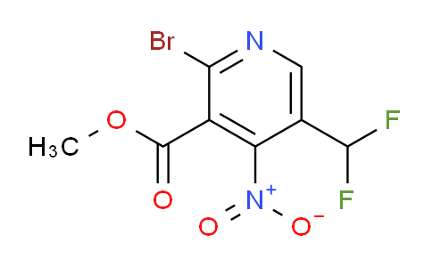 Methyl 2-bromo-5-(difluoromethyl)-4-nitropyridine-3-carboxylate