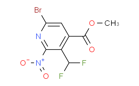 Methyl 6-bromo-3-(difluoromethyl)-2-nitropyridine-4-carboxylate