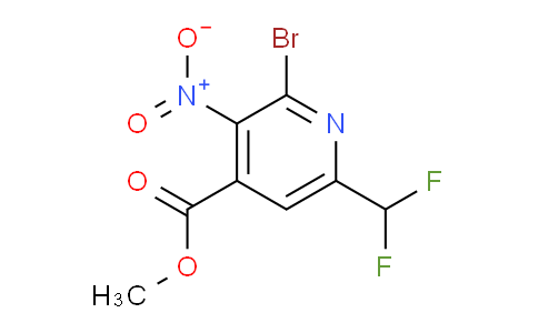 Methyl 2-bromo-6-(difluoromethyl)-3-nitropyridine-4-carboxylate